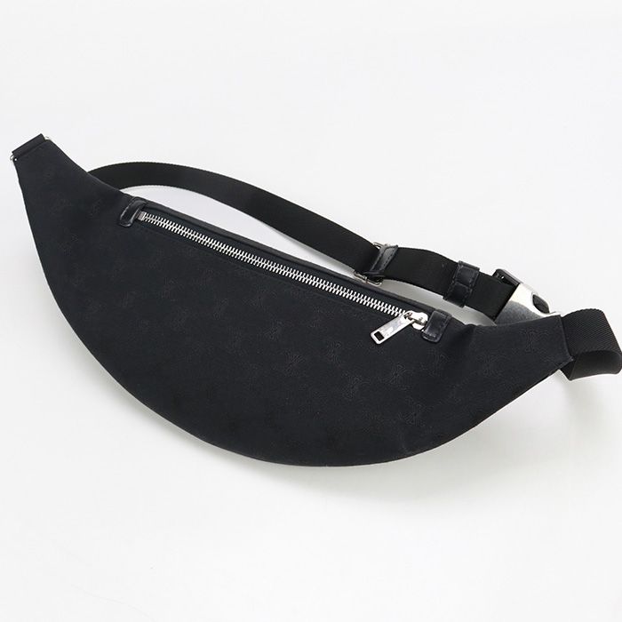 Celine Belt Bag Triomphe Jacquard Body Bag Canvas Men's