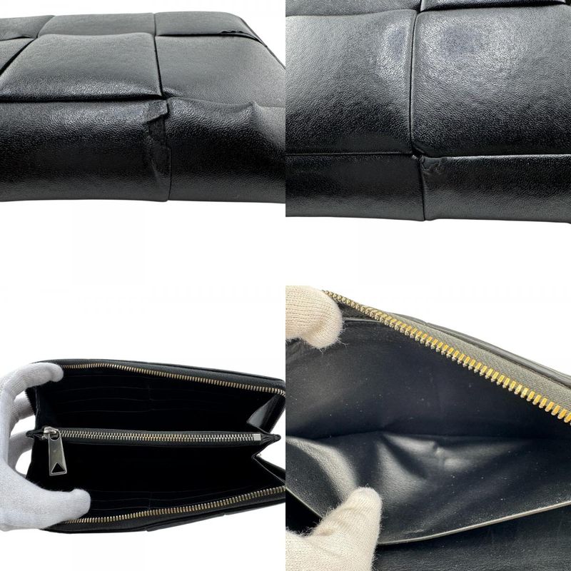 Bottega Veneta Bottega Veneta Cassette Round Zipper Long Wallet Brand Card