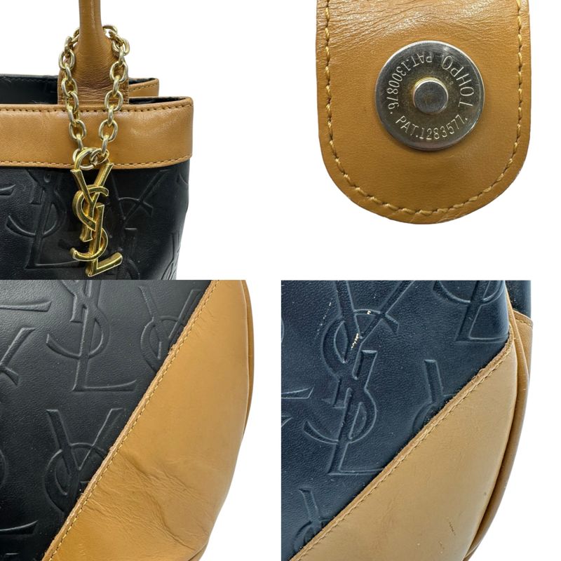 Yves Saint Laurent Old Bucket Shaped Hand Tote Bag Old Bucket Shaped Hand Tote