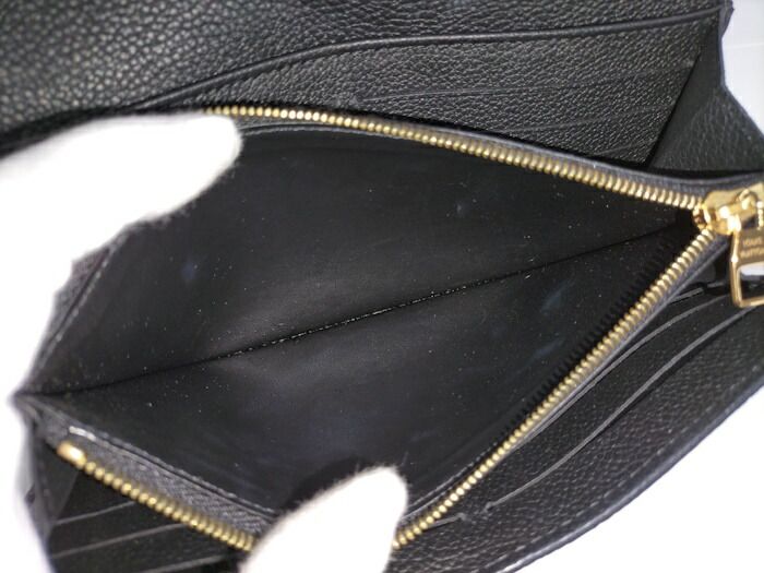 Louis Vuitton Portefeuille Sarah Long Fold Wallet Monogram Empreinte M80496