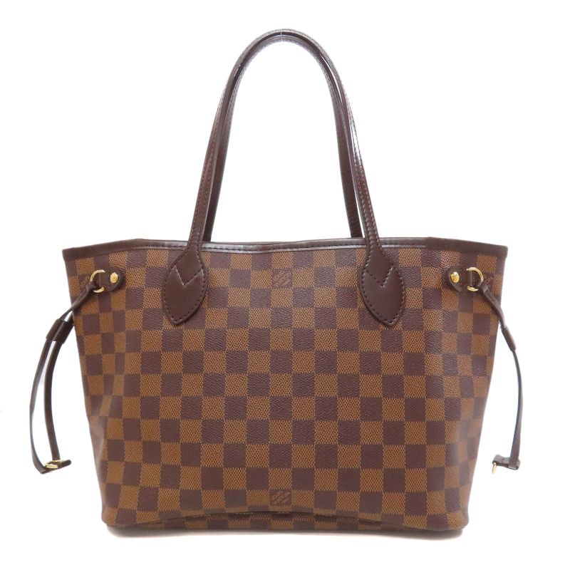 Louis Vuitton N51109 Neverfull PM Handbag Damier Canvas Women