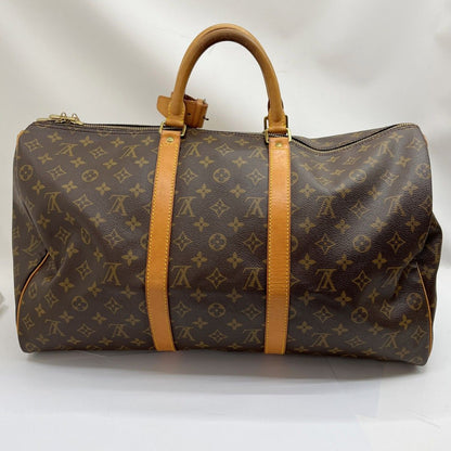 Louis Vuitton Boston Bag Monogram Keepall 50 M41426 Brown