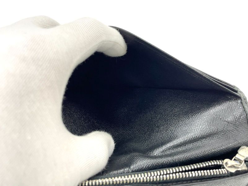 Louis Vuitton Taiga Portefeuille Brazza Long Wallet Billfold M32572 Ardoise