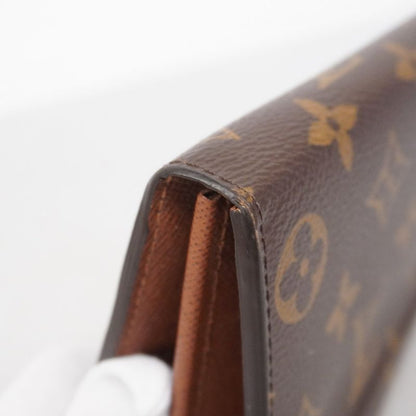 Louis Vuitton Long Wallet Monogram Portefeuille Sarah M60531 Brown Ladies
