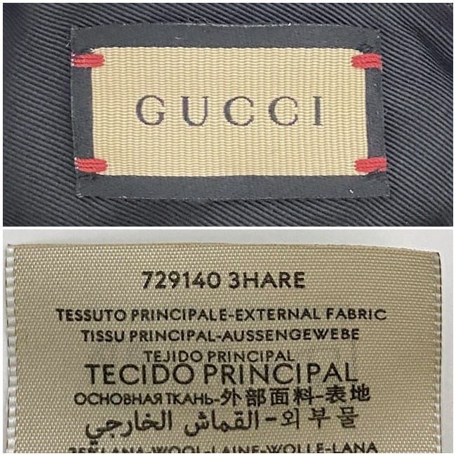 Gucci Beret Green Red Black GG Marmont 729140