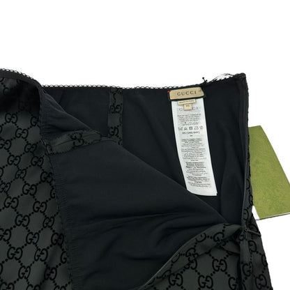 Gucci 24ss GG Printed Duchess Silk Skirt GG Printed Duchess Silk Skirt 764899