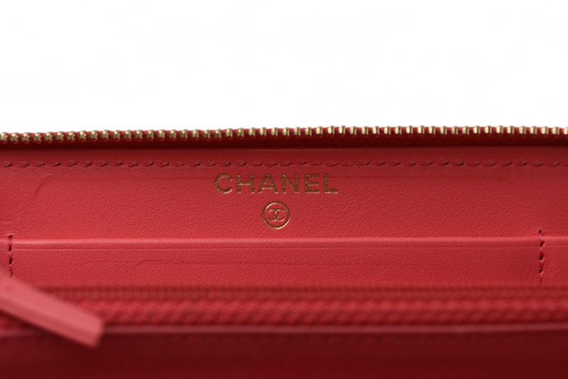Chanel Wallet Round Zipper Chanel 19 Small Zip Wallet Pink Gold Hardware Ap0948