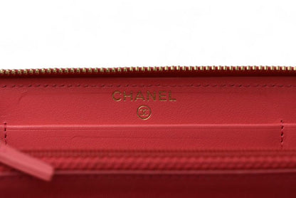 Chanel Wallet Round Zipper Chanel 19 Small Zip Wallet Pink Gold Hardware Ap0948