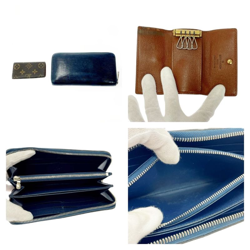 Louis Vuitton Monogram PVC Set of 4 Wallets Brown 395757 Long Wallet