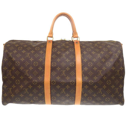 Louis Vuitton Keepall Bandoliere 55 Monogram M41414 Boston Bag LV 0400 Louis
