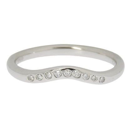 Tiffany & Co Tiffany & Co Curved Band Diamond Ring Pt950 Platinum Diamond #9