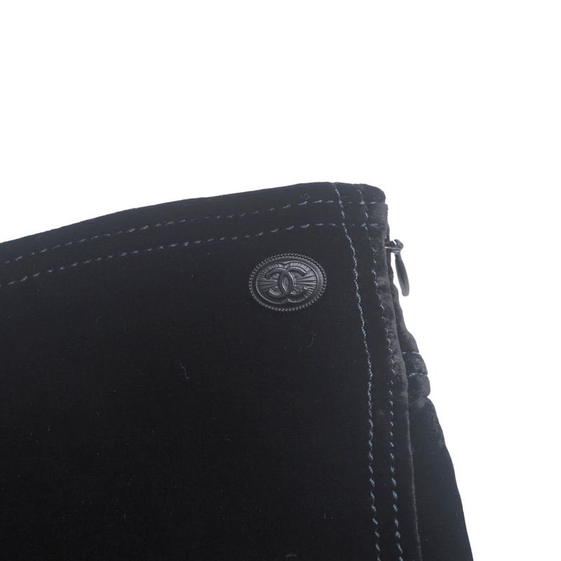 Chanel Cropped Pants Size 34 CC Logo Coco Mark Made In Italy 20250403 Ra3964