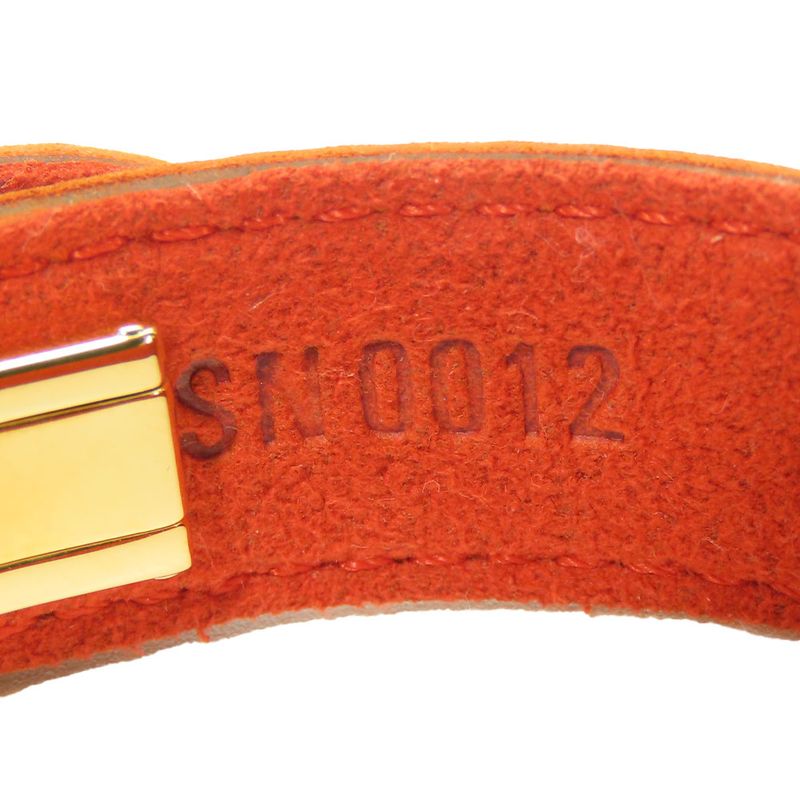 Louis Vuitton Bracelet Good Luck Bracelet M64448 Nubuck Leather Metal Beige
