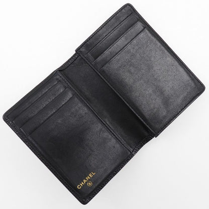 Chanel Coco Mark Card Case Caviar Skin Black Ladies Business Card Holder