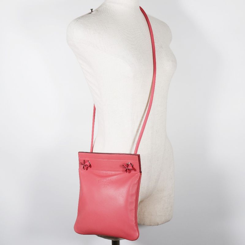 Hermes Aline Mini Calf Pink D Women Shoulder Bag