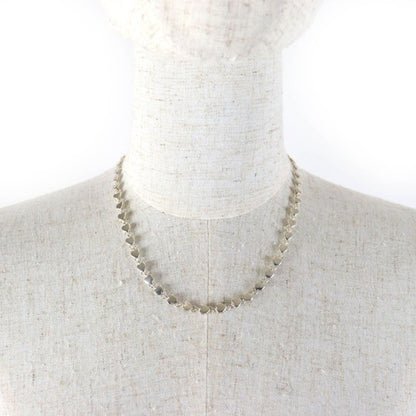 Tiffany & Co Puff Heart Necklace Accessory Sv925 Silver Weight 16.0g Ladies