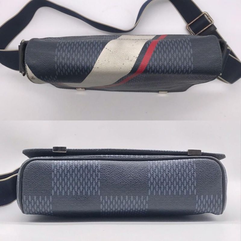 Louis Vuitton Damier Ecobalt District PM NM Shoulder Bag Price Negotiation