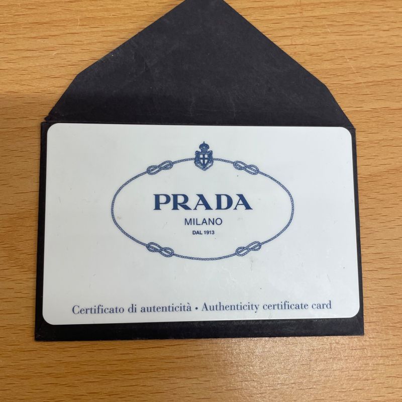 Prada 2ml317 Saffiano Round Zipper Long Wallet A25-1543