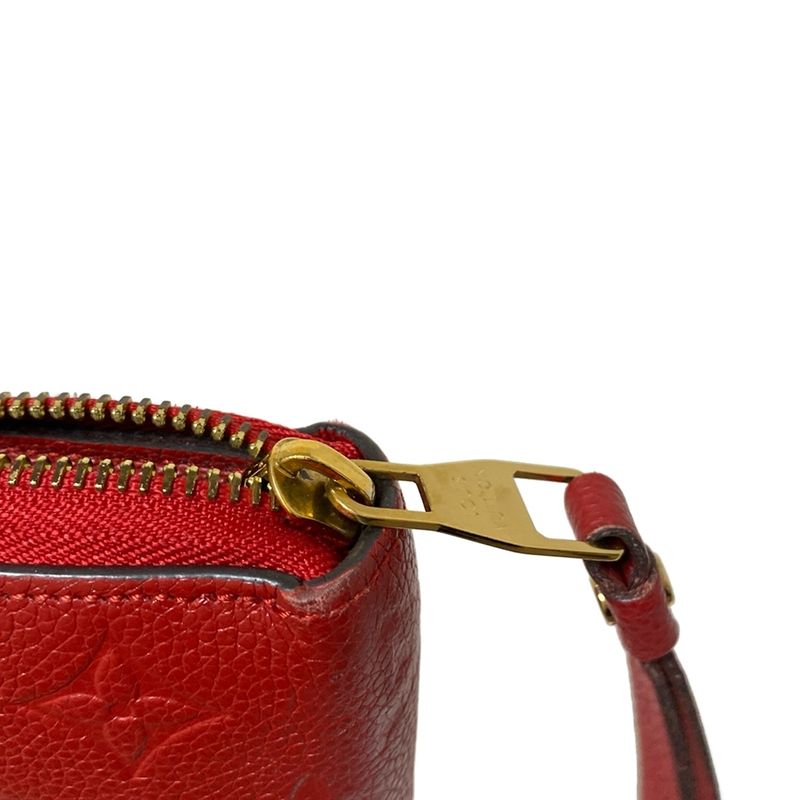 Louis Vuitton Monogram Empreinte Zippy Wallet M63691 Scarlet