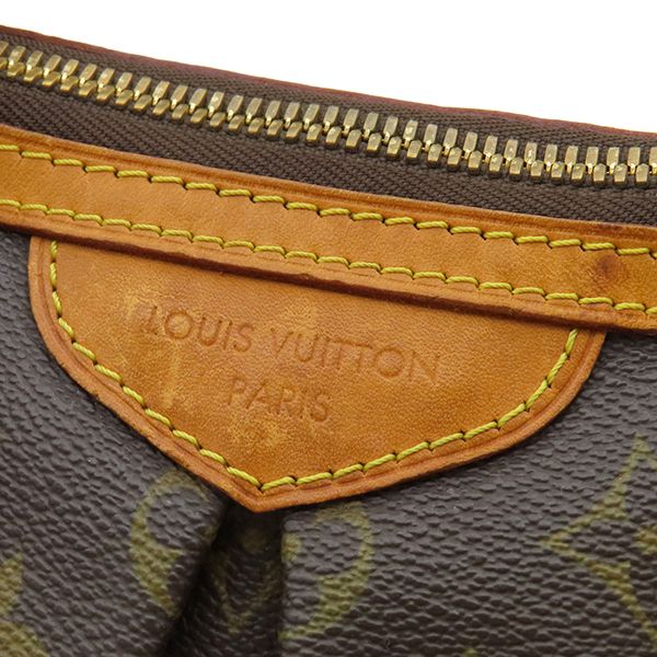 Louis Vuitton Handbag Palermo PM Monogram Canvas Monogram Gold Hardware Brown