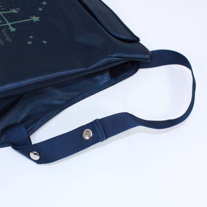 Hermes Sherpa Journey To The Stars Exhibition Backpack Nylon Blue Backpack