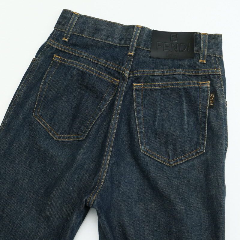 Fendi Vintage Denim Pants Size 27" Tapered Jeans 20240808 Ra0807