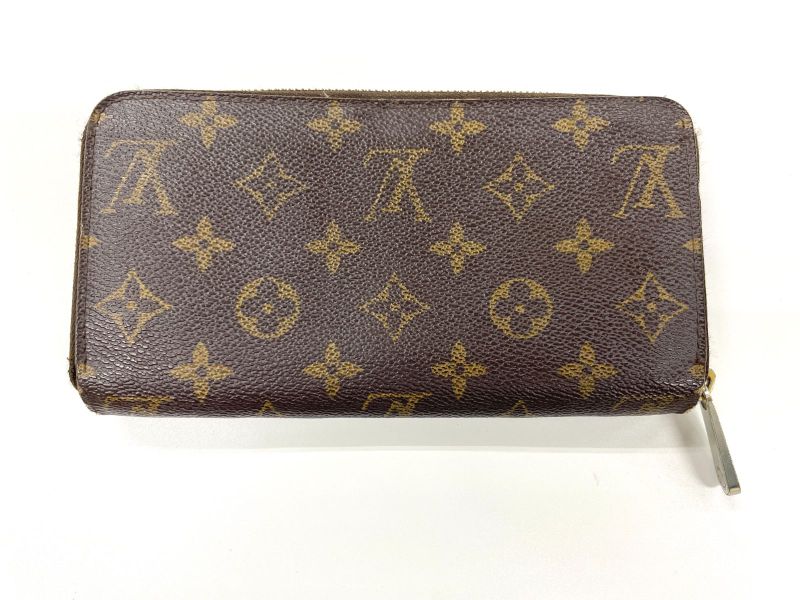 Louis Vuitton Monogram Zippy Wallet Round Zip Long Wallet M60017 Brown Made In