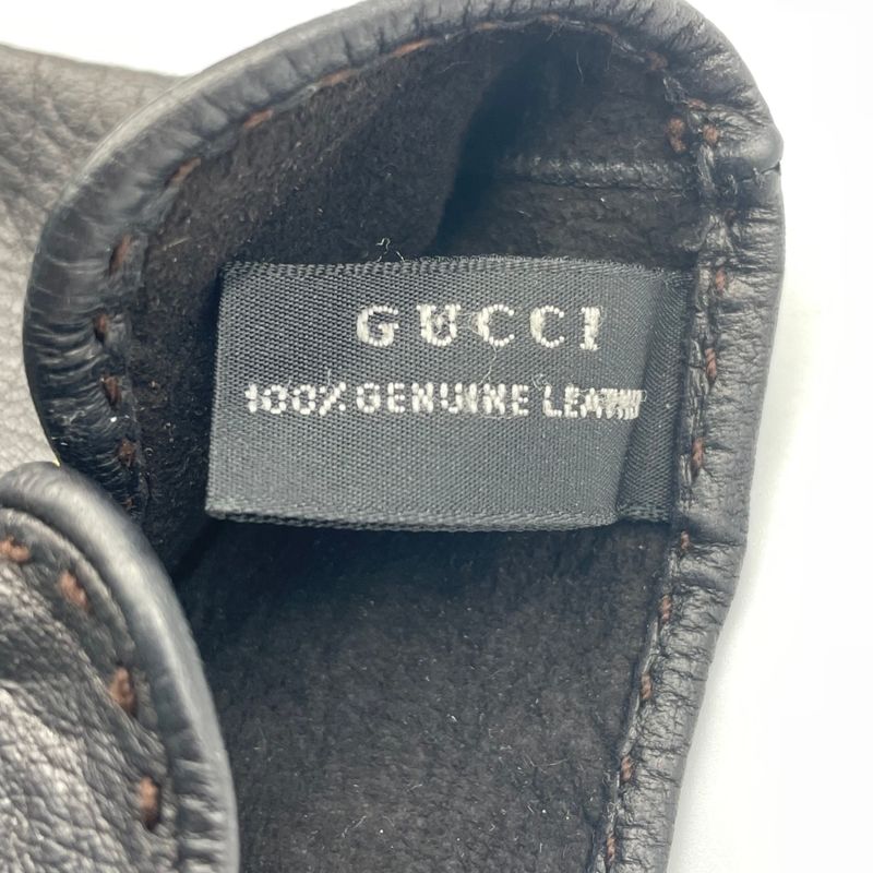 Gucci Gloves Leather Hardware With Box