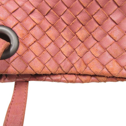 Bottega Veneta Intrecciato Small Garda Hand Tote Bag Lamb Leather Pink Ladies