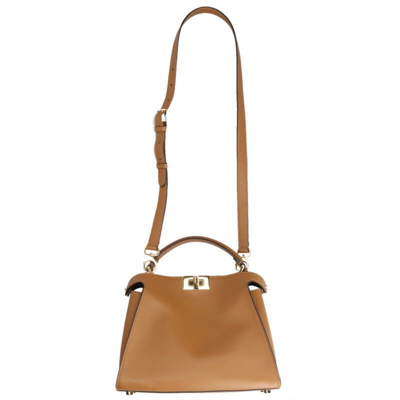 Fendi 8bn302 Peekaboo - 2wayleather Shoulder Bag Women