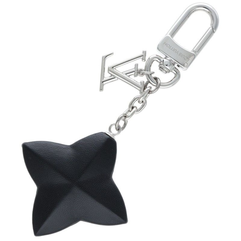 Louis Vuitton M02602 Key Holder/leather Flower LV Initial Bag Charm Women