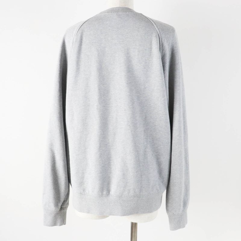 Prada 23SS 134668 Triangle Logo/triangle Logo Plate Oversized Sweatshirt Grey