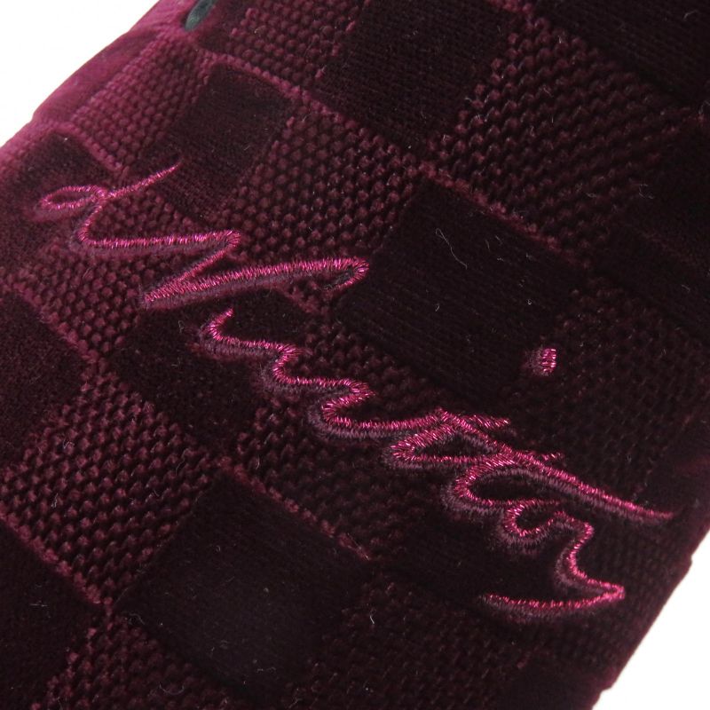 Louis Vuitton Hauteuil Line Logo Embroidery Velvet Damier Shoes Loafers