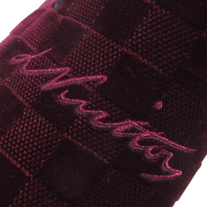 Louis Vuitton Hauteuil Line Logo Embroidery Velvet Damier Shoes Loafers