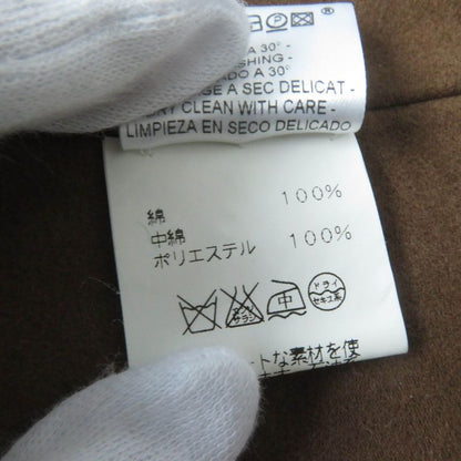 Hermes 100% Cotton Serie Button H Motif Padded Zip Up Padded Vest Beige 36 Made