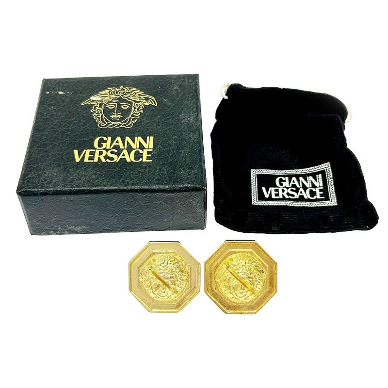 Gianni Versace Gianni Versace GP Medusa Earrings Ladies Gold 403998 Earrings