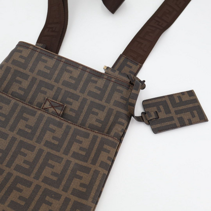Fendi Zucca Pattern Shoulder Bag
