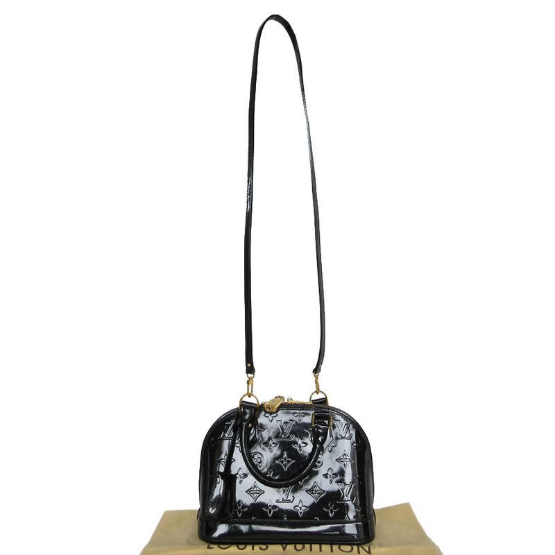 Louis Vuitton Crossbody Shoulder Bag Handbag Monogram Vernis Alma BB M90063