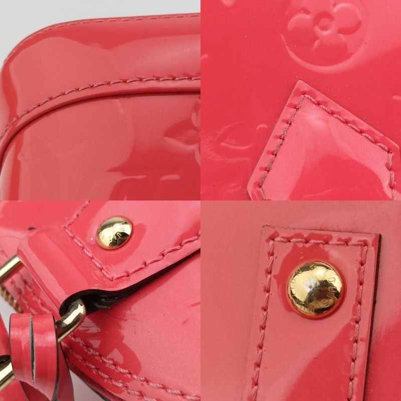 Louis Vuittonalma BB Rose Lychee Vernis M90259sn1125