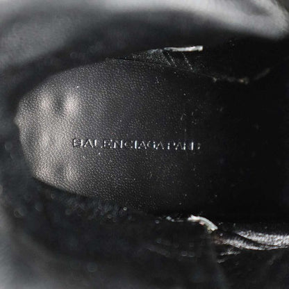 Balenciaga High Heel Leather Boots 245433 Black 37