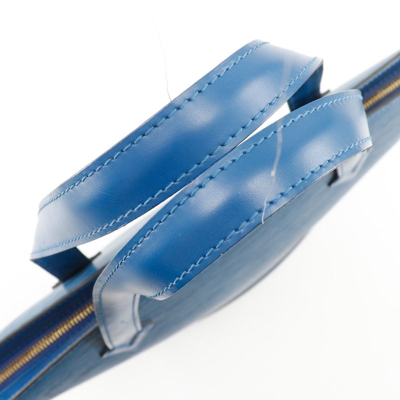 Louis Vuitton Saint-jacques M52275 Epi Leather Toledo Blue Vi0995 Ladies Handbag