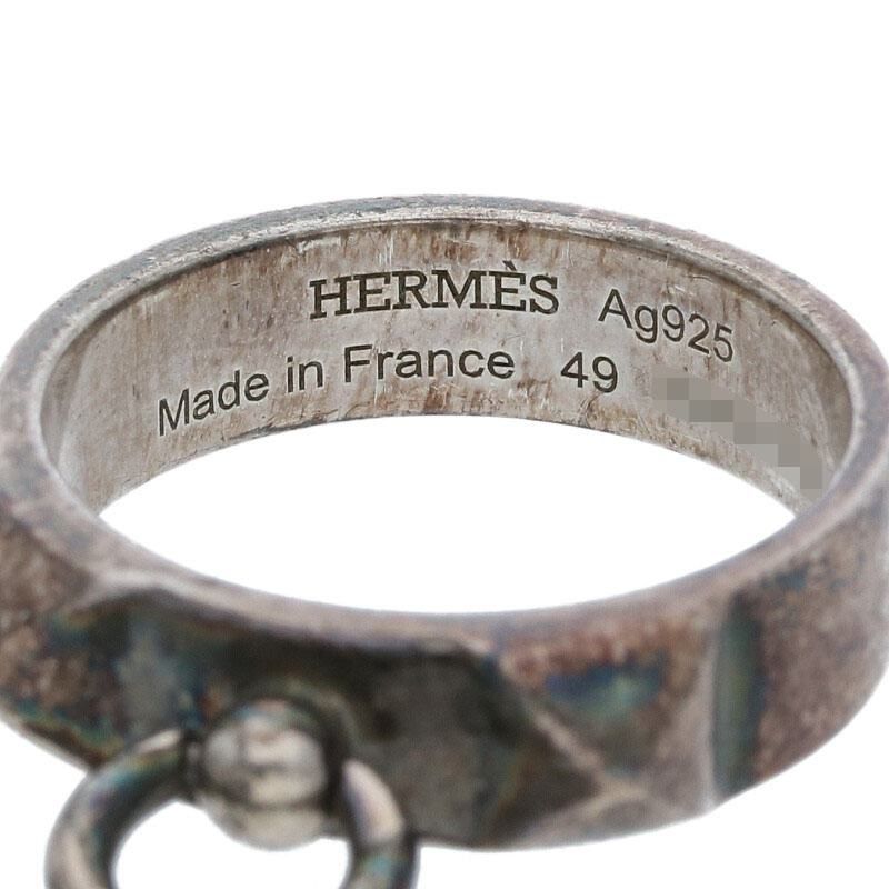 Hermes Collier De Chien PM Silver Collier De Chien PM Silver Ring Men's 9