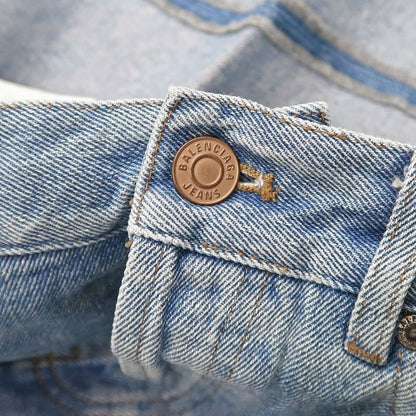 Balenciaga Denim Skirt Light Blue Series 34 100% Cotton Cut-off Denim