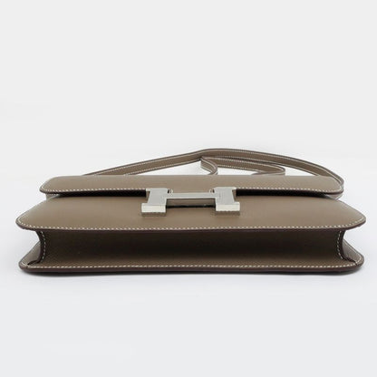 Hermes Constance Elan Miroir Etoupe W Engraved Epson Shoulder Bag Beige