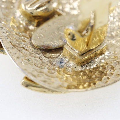 Chanel Coco Mark Vintage Gold Plated 94P Ladies 25.6g Earring