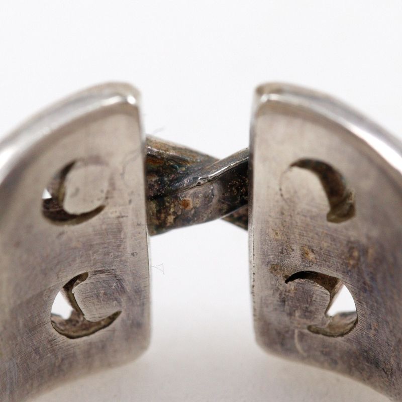 Hermes Mexico Ring Vintage Silver 925 Size 10.5 Unisex 7.03g Ring