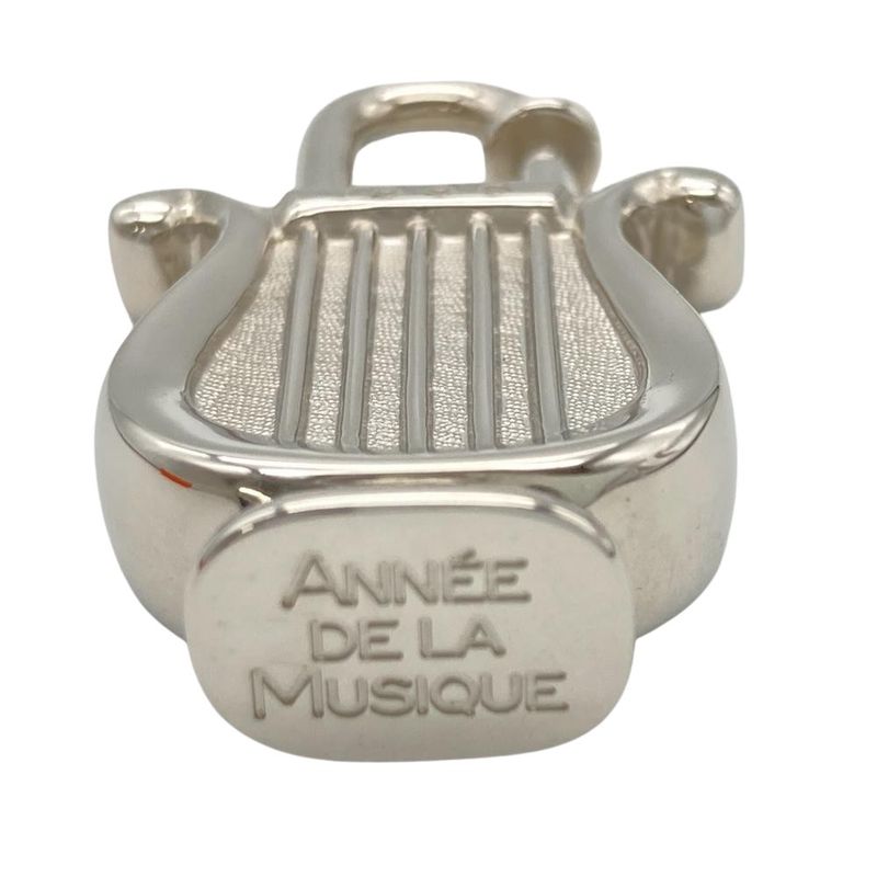 Hermes Harp Motif Cadenas Charm Silver Hardware Annee DE LA Musique 1996