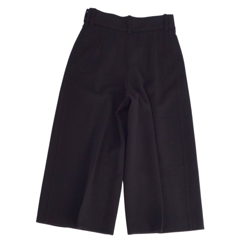 Hermes Pants 21AW Wide Pants Knit Wool Bow