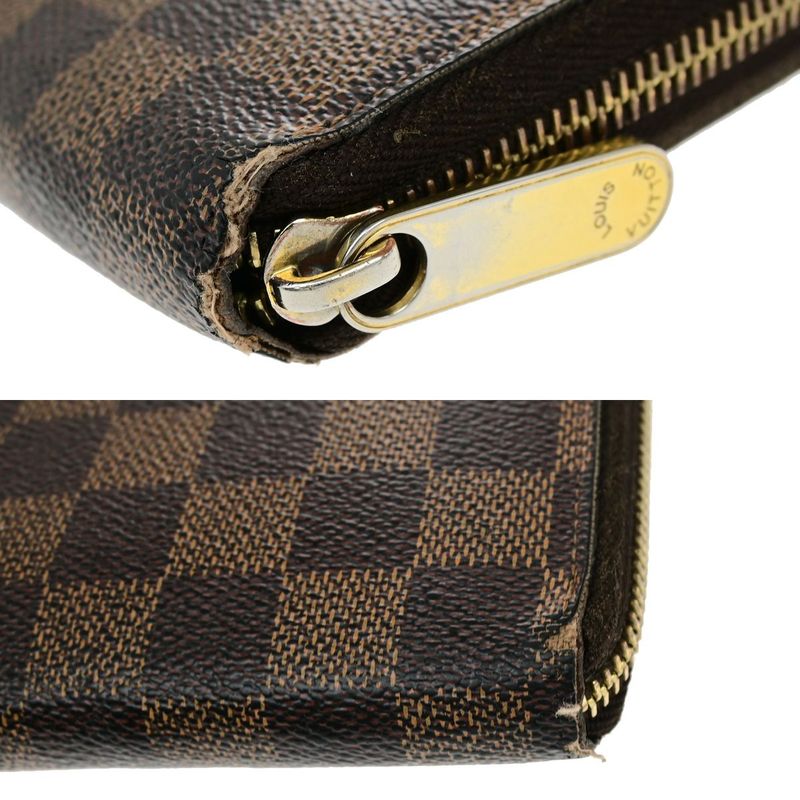 Louis Vuitton 3 Sets Of Wallets Monogram Damier Ebène Epi Leather Brown Blue