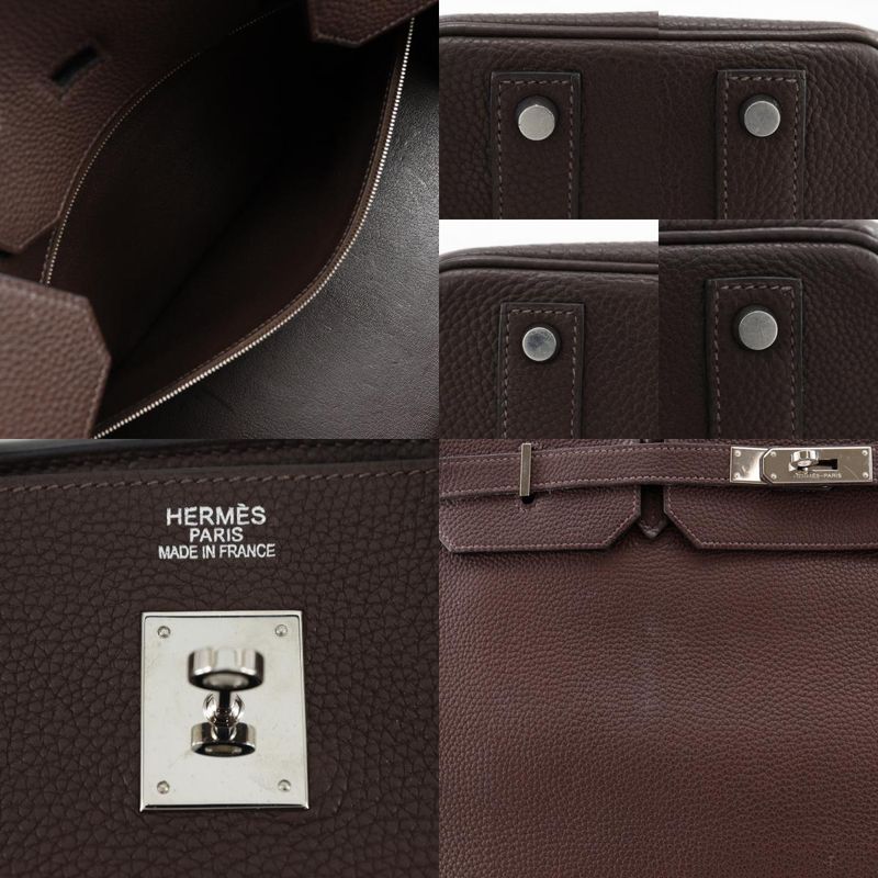 Hermes Birkin 40 Togo Brown/silver Hardware □K Ladies Handbag